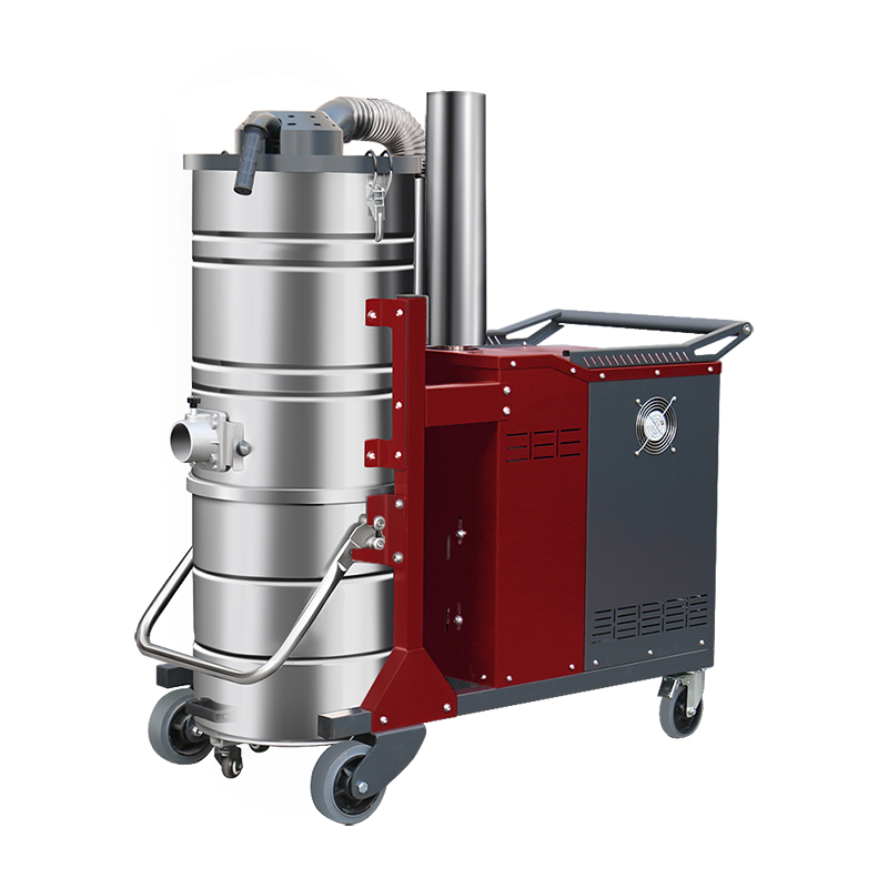 宝山坦洁380V 双桶手动反吹工业吸尘器X8系列